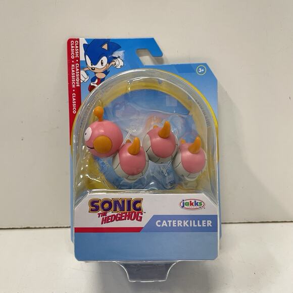 Jakks Pacific Sega Sonic The Hedgehog CATERKILLER 2" Mini Action Figure NEW - Picture 1 of 2